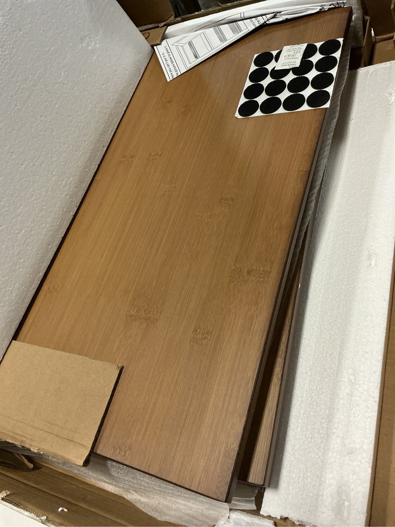 Condition photo showing Good Condition for wire shelf covers, bamboo wire rack covers for pantry, closet (4pcs, 22" w x 12" d) 22"w x 12"d 4