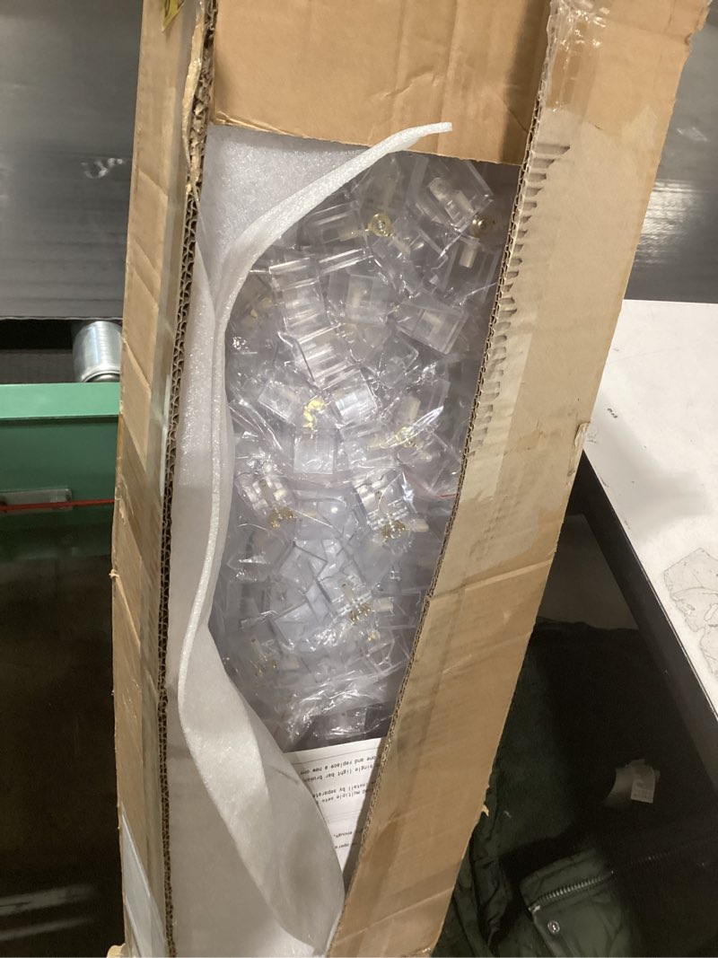 Condition photo showing Good Condition for MODERN Hexagon Garage Light: Higher Brightness 720W 86400 Lumens Hexagon Led Garage Light with Rectangle Frame 6500K for Garage, Basement, Warehouse, Auto Beauty Shop, Car Detailing Shop etc. … 14 HEX WITH BORDER(190.2"L x 95.7"W x 1.4"H)