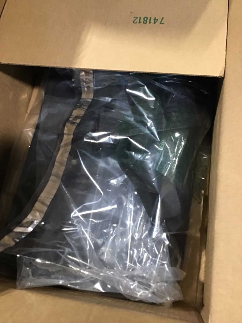 Condition photo showing New/Like New for Asaya Chef Knife Bag - 28 Pockets for Knives and Kitchen Utensils - Durable Ballistic Nylon, Black Stainless Steel Hardware, Card Holder and Adjustable Shoulder Strap - Knifes not Included (Black)