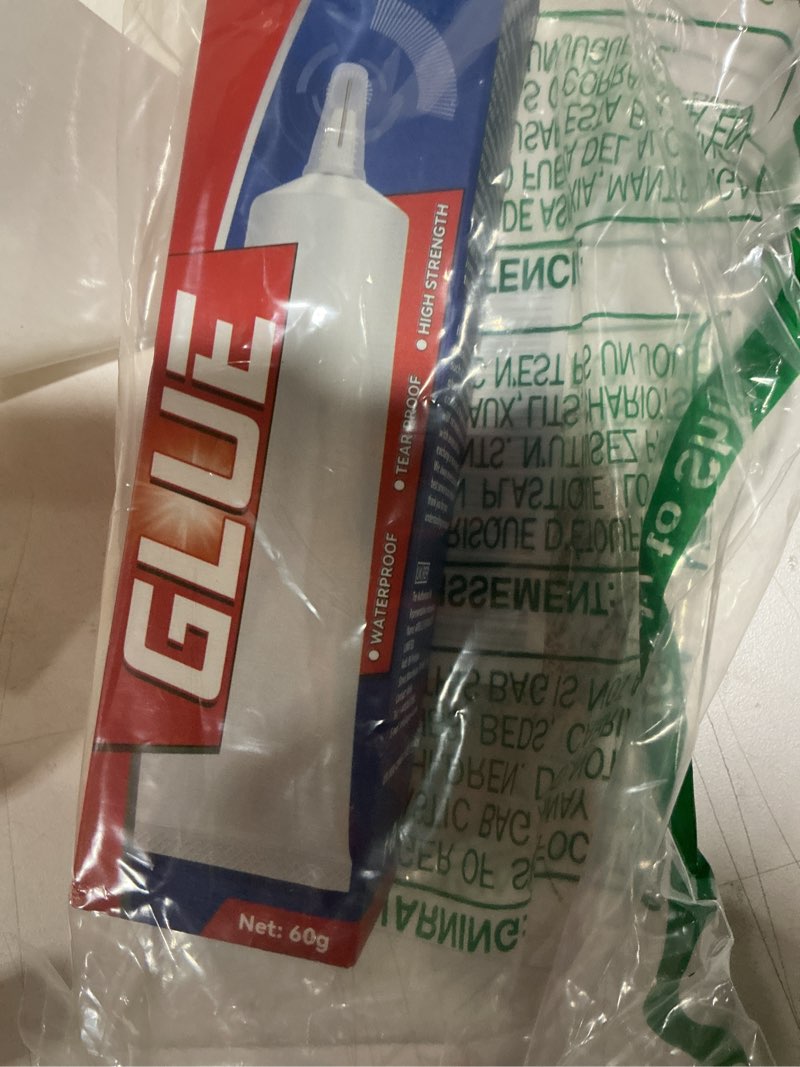 Condition photo showing Good Condition for (Similar to) Fabric Glue Permanent, 60ml Super-Strong Clear Washable Fabric Adhesive for Clothing, Patches, Leather, Cotton, Denim, Polyester, Doll Repair (Fabric Glue Kits B) Fabric Glue Kits B 1 pack