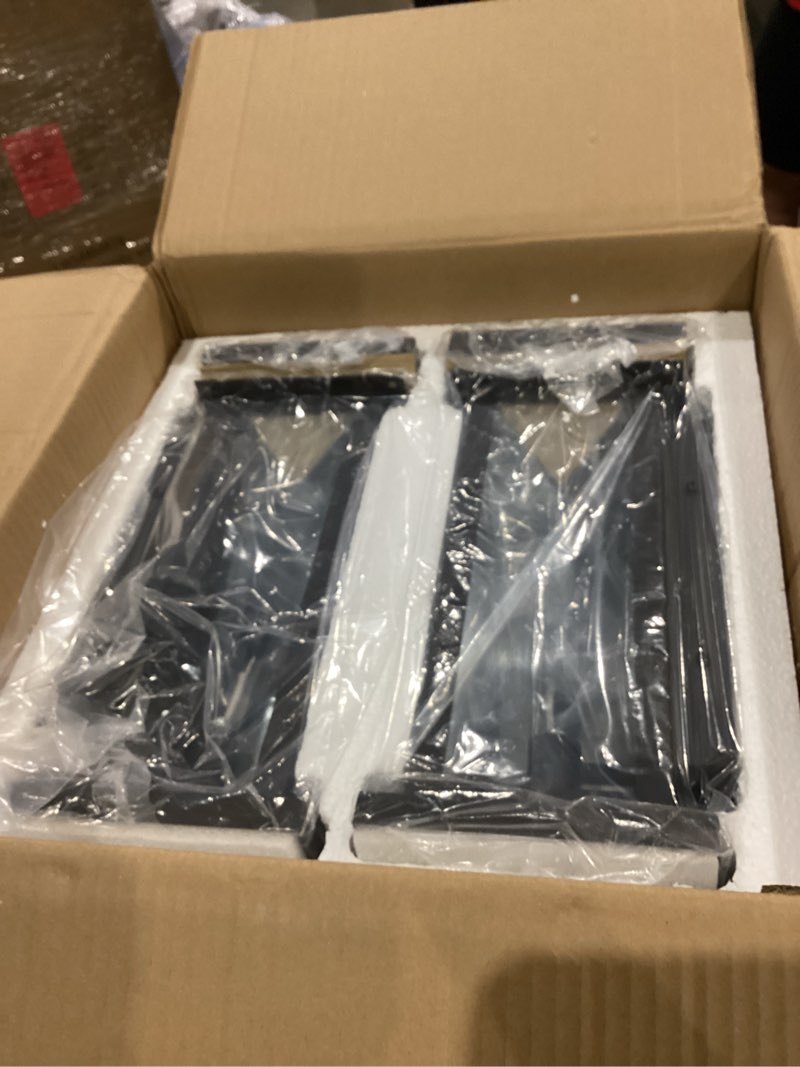 Condition photo showing Good Condition for large outdoor wall lights outside lights, exterior lighting fixtures wall mount, wall sconce light outdoor lanterns for porch, black 18 inch 2-light, 2-pack black - no sensor 17.5 inch - 2 pack