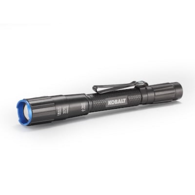 kobalt 375-lumen 4 -adjustable mode led rechargeable flashlight