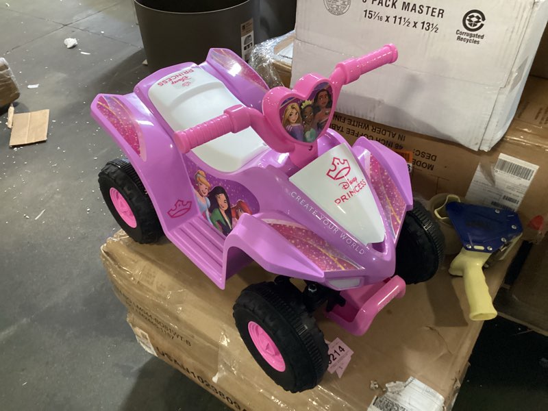 6V Disney Princess ATV, Battery Powered Ride on, by Hyper