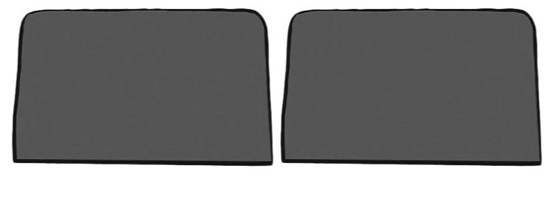 4pc black plastic sheets with magnets