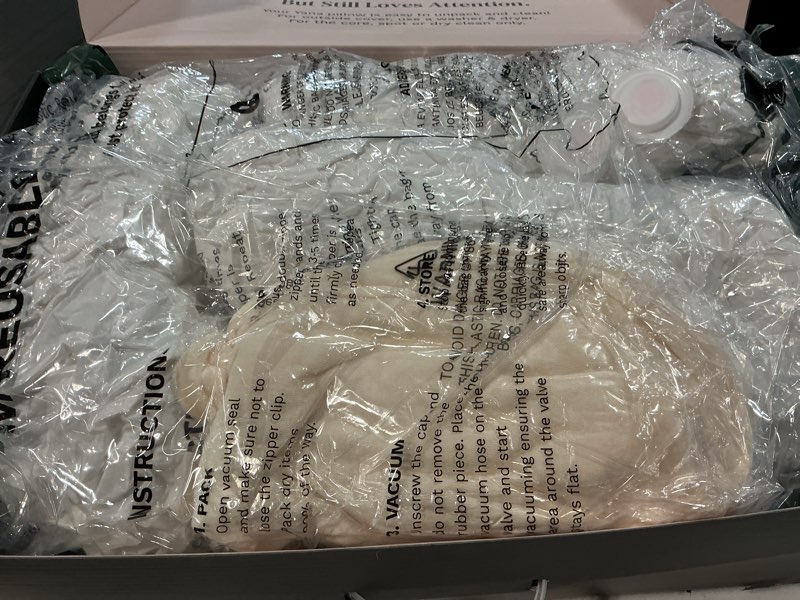 Condition photo showing New/Like New for yana 360° body pillow | luxury u shaped pregnancy pillow - organic bamboo cotton - shredded cooling gel fill - ergonomic design - double sided - washable memory foam