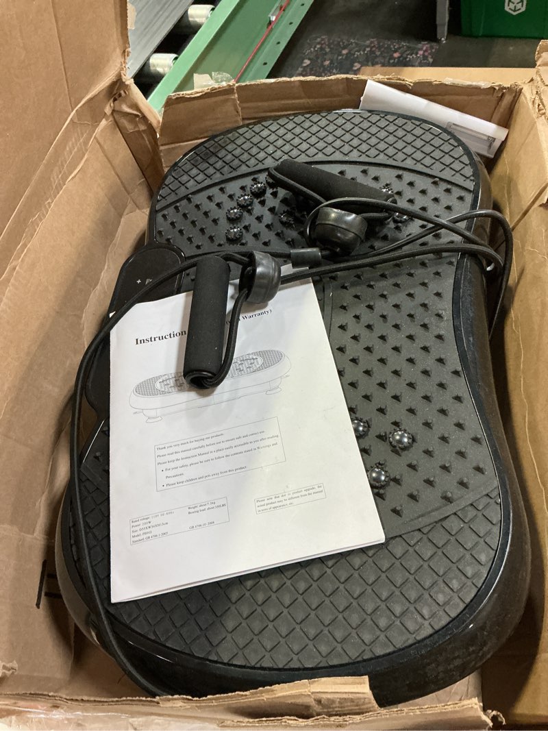 Condition photo showing As Is for pbyrd vibration plate exercise machine, lymphatic drainage machine for weight loss, shake vibrating plate full body workout fitness platform, vibration board for shaping wellness,home sport gym-330lbs