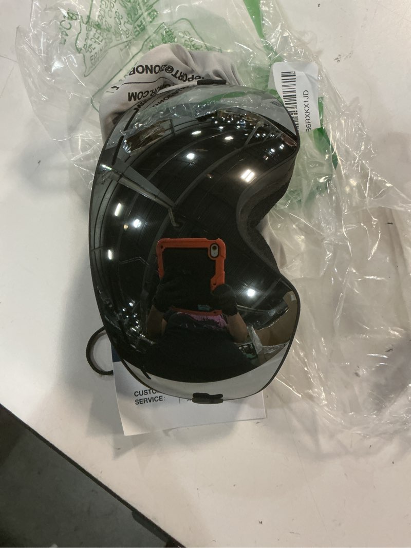 Condition photo showing Good Condition for zionor x ski goggles - otg snowboard goggles detachable lens for men women adult a0-vlt 9% blackframe silverlens