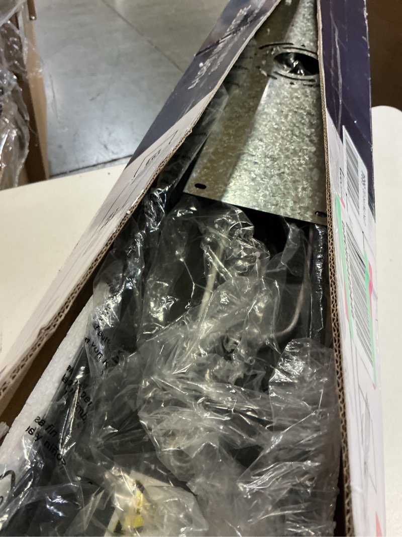 Condition photo showing Good Condition for 30-inch 4-light led modern black bathroom vanity light fixtures over mirror, bathroom lighting fixtures with cool white 6000k, vanity wall lights for bath restroom powder room