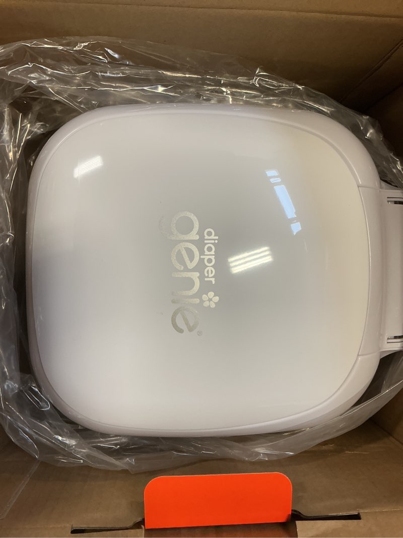 Condition photo showing Good Condition for Diaper Genie Select Pail (Multi-Color Polka Dot) is Made of Durable Stainless Steel and Includes 1 Starter Square Refill That can Hold up to 165 Newborn-Sized Diapers.