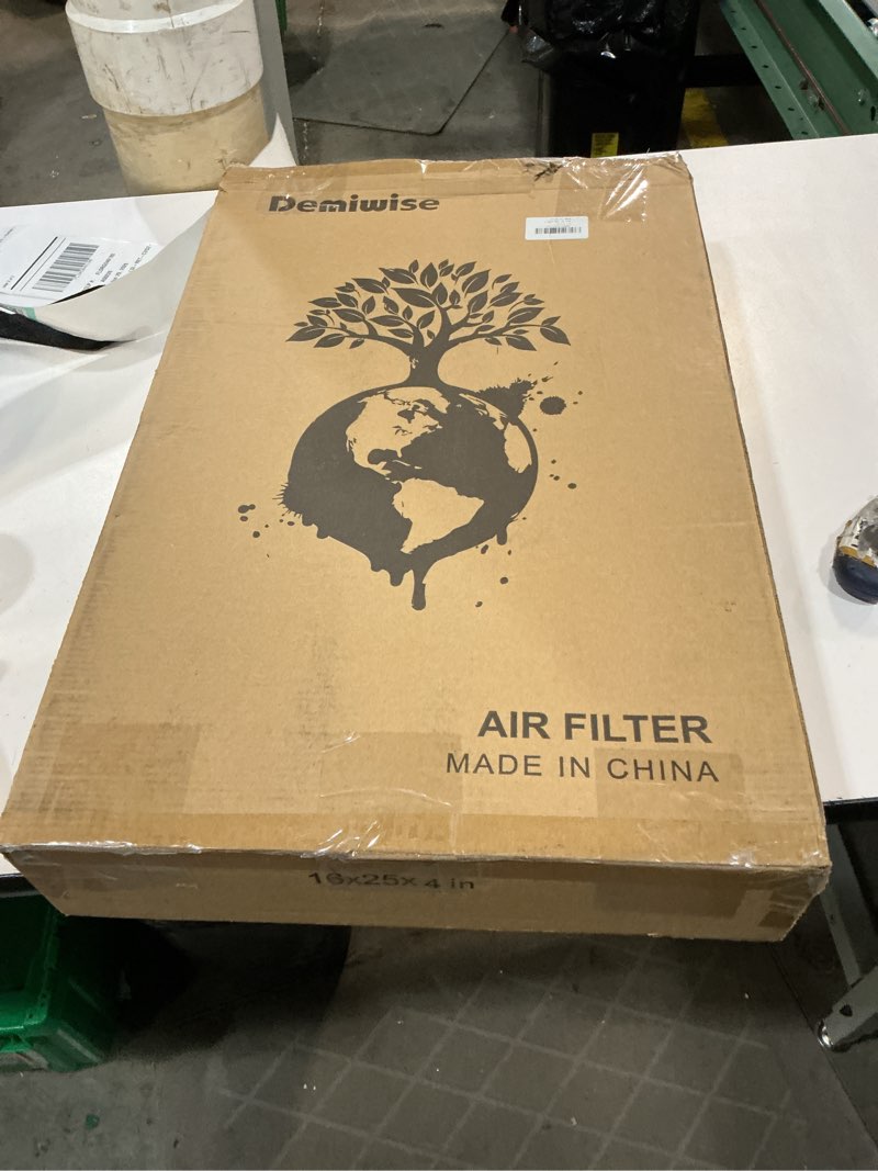 Condition photo showing New/Like New for 16x25x4 resuable & washable electrostatic air filter allergen defense, merv 8 aluminum ac/hvac furnace filter replacement, lasts a lifetime?actual size:15.35"x24.72"x3.58")