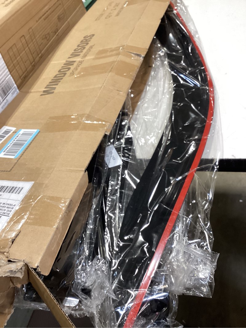 Condition photo showing Good Condition for window visors rain guards for 2019-2025 dodge ram 1500 crew cab (new body style), out-channel window vent wind deflectors shades for 19-25 ram 1500 (not for classic style)
