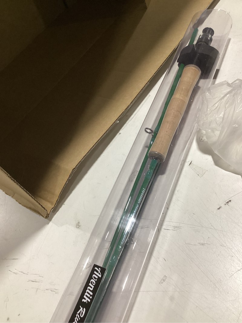 Condition photo showing Good Condition for aventik fly fishing riverbend series fly rod im8 graphite blank 0/1/2/3/4/5/6/7/8 wt rods, 6/7/8/9/10ft lightweight fly fishing rod medium fast action 7'3'' lw2/3 with extra tip