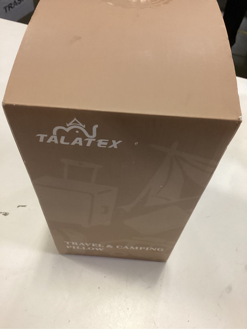 Condition photo showing New/Like New for Talatex 100% Natural Premium Talalay Latex Travel Pillow, Camping Pillow, Small Camping Pillow with Compressible Stuff Sack, No Memory Foam Chemicals with Washable Cover 1 Medium Latex Foam