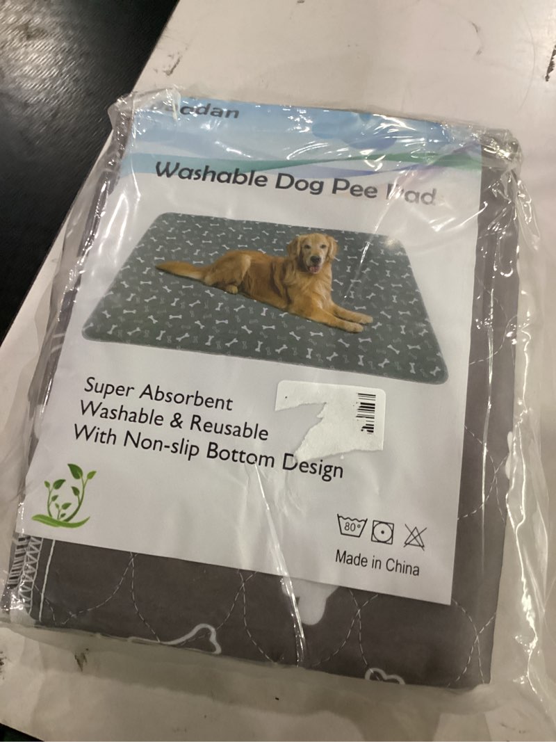 Condition photo showing Good Condition for washable pee pads for dogs, large 2 pack 36”x48” dog pee pads washable, waterproof puppy pads mat reusable fast absorbent dog potty training pads, whelping pads for playpen crate