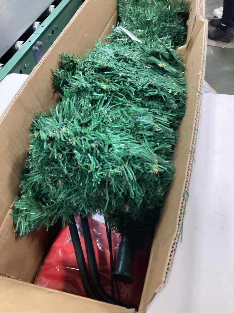 Condition photo showing New/Like New for 5FT Green Christmas Tree, Small Spruce Artificial Holiday Xmas Tree with 600 PVC Branch Tips & Foldable Metal Stand for Home, Office, Party Decoration Green 5ft