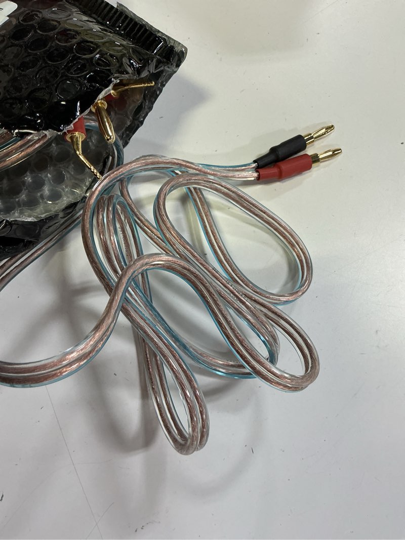 Condition photo showing Good Condition for kk zb-sb 1pair set(4banana&4pin) hifi ofc speaker wire, banana plug to pin type plug, 1.5m(4.92ft)/3m(9.84ft)/5m(16ft)/7m(22.9ft), kk zb-sb 4.92 ft