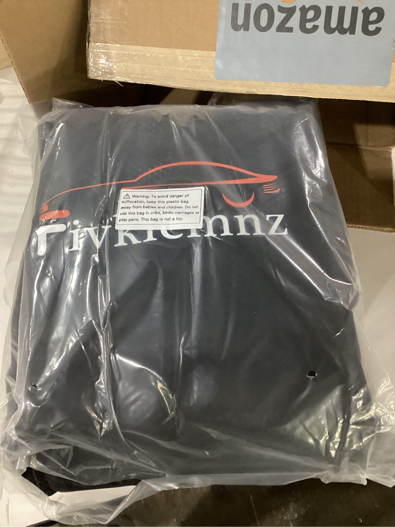 Condition photo showing New/Like New for FIVKLEMNZ 21 Cubic Car Rooftop Cargo Carrier Roof Bag Waterproof for All Top of Vehicle with/Without Rack Includes Topper Anti-Slip Mat + Reinforced Straps + 6 Door Hooks + Luggage Lock Without Rack 21 Cubic Feet