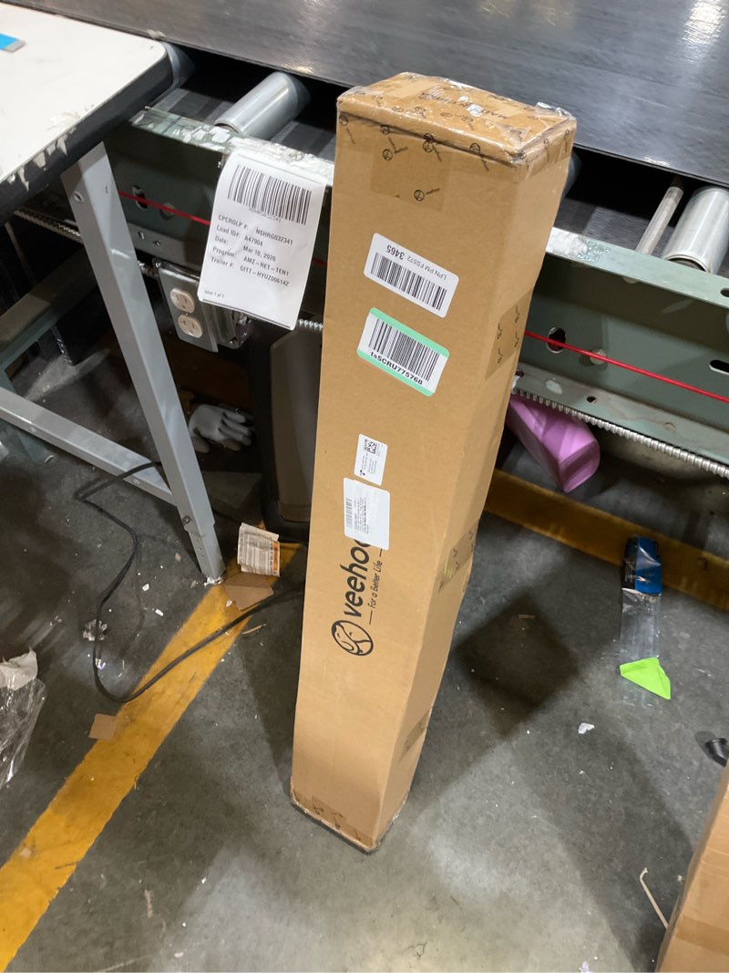 Condition photo showing Good Condition for Veehoo Chew Proof Elevated Dog Bed - Cooling Raised Pet Cot - Silver Aluminum Frame and Durable Textilene Mesh Fabric, Unique Designed No-Slip Feet for Indoor or Outdoor Use, Beige Coffee, Medium 32.0"L x 25.0"W x 7.0"Th Beige Coffee