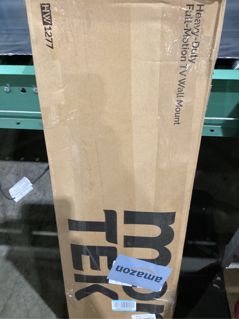 Condition photo showing Good Condition for monTEK Heavy Duty XXL Full Motion TV Wall Mount for 60-120 inch Extra Large TVs, Holds 265 lbs, Max VESA 900x600, 27.7" Extension, Swivel & Tilt, Preassembled, Fits 12–24" Studs, LED/LCD/OLED 4K/8K