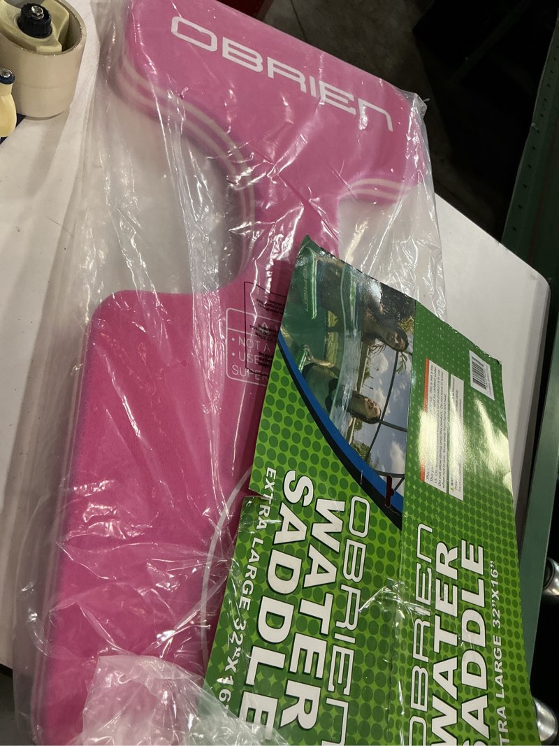 Condition photo showing New/Like New for o'brien x-large foam water saddle for rivers, lakes and pools pink