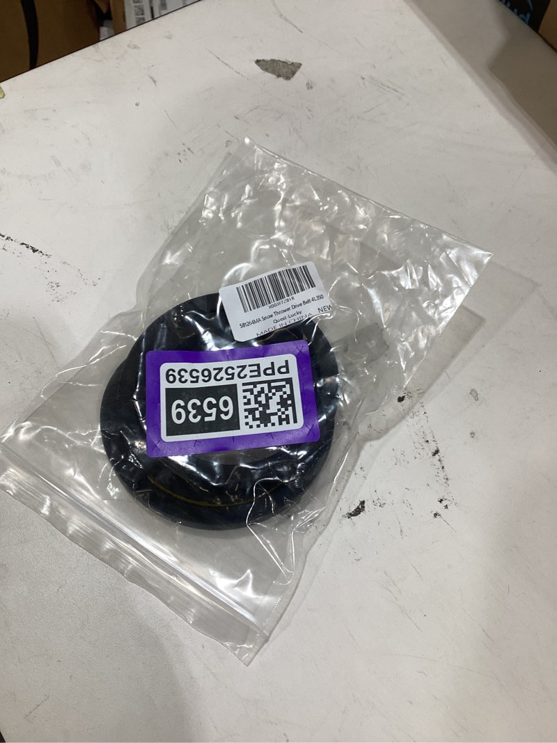 Snow thrower drove belt