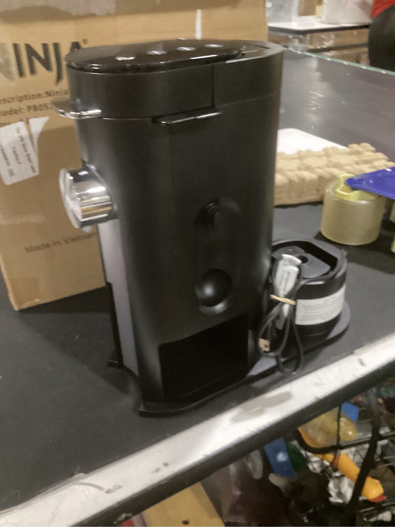 Condition photo showing As Is for (incomplete) ninja | coffee maker | single serve |brew with coffee pods & grounds| compatible with k-cup coffee pods | 4 brew styles, up to 24oz cup sizes & 56oz removable reservoir | black | pb051 standard-black