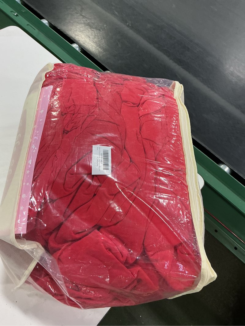 Condition photo showing Good Condition for 6 Pack Spandex Red Round Tablecloths for 60inch Table, 120in Stretchy Fitted 5ft Tablecloths, Wrinkle Free Round Table Clothes Covers with Skirt for Wedding Birthday Parties Banquet Red 60inch(6pack)