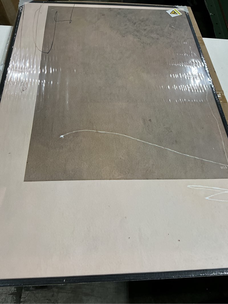 Condition photo showing New/Like New for Framed Neutral Abstract Wall Art, Modern Beige and Taupe Canvas Prints Paintings Artwork for Walls, Contemporary Minimalist Block Pictures for Living Room Dining Bedroom Hallway Wall Decor Beige and Taupe