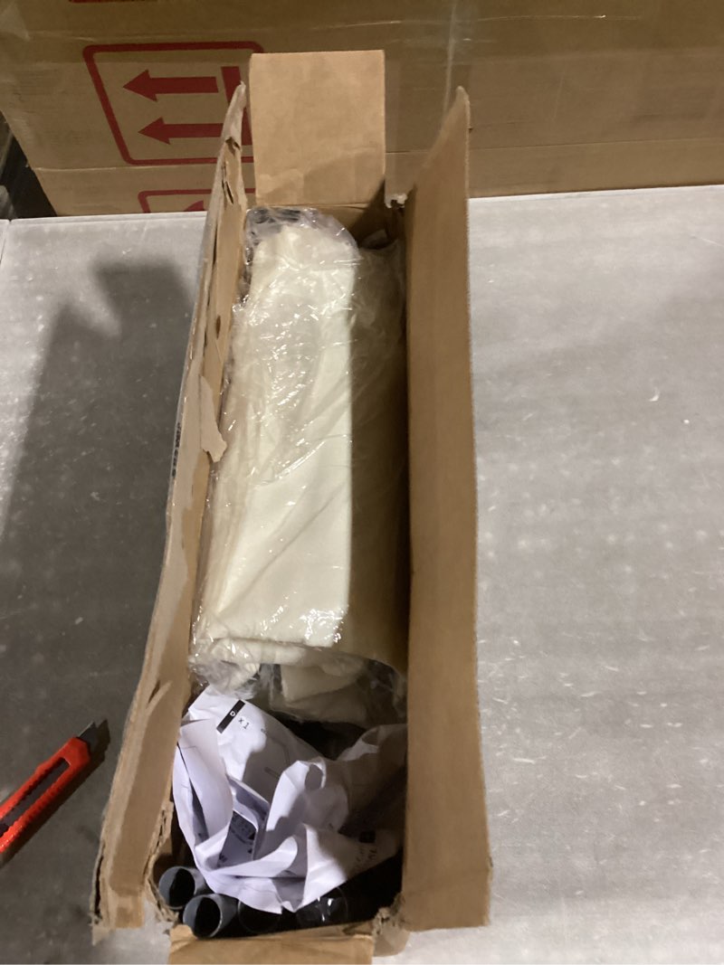 Condition photo showing New/Like New for STORAGE MANIAC Commercial Laundry Hamper with Heavy Duty Steel Frame, 160 L Industrial Laundry Basket Cart with Wheels for Hotel, Home, Laundry Room, 17.72''L x 17.72''W x 30.91''H, Medium Beige Beige Medium