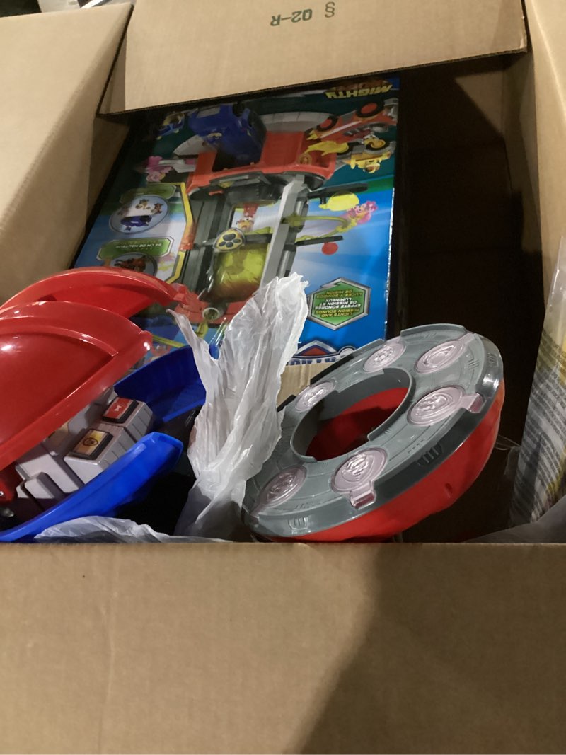 Condition photo showing As Is for Paw Patrol, Mighty Lookout Tower with 4 Exclusive Bonus Action Figures, Toy Car, Lights and Sounds (Amazon Exclusive), Kids Toys for Ages 3 and up