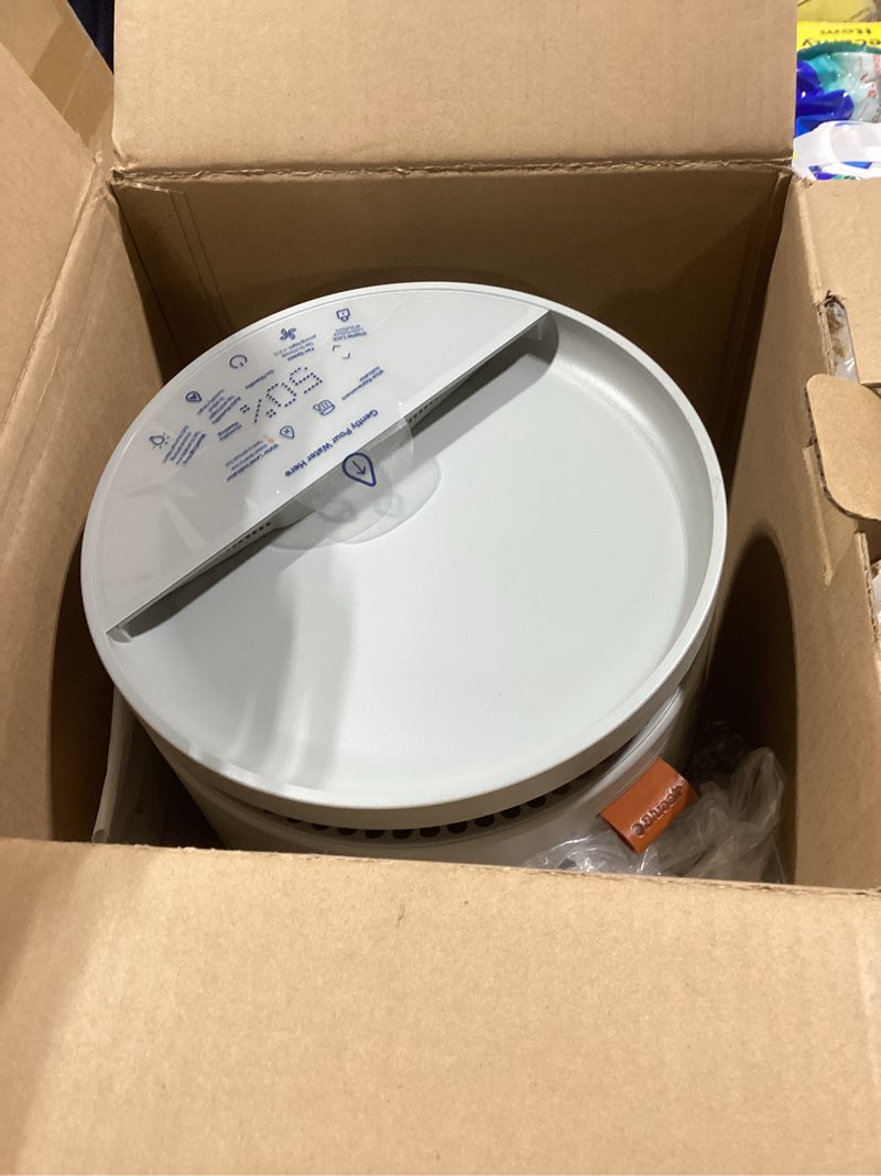 Condition photo showing As Is for BLUEAIR Premium Smart Humidifier for Large Rooms, Bedrooms, Better Sleep with Evaporative Invisible Mist Tech, Auto Humidify, Easy Top Fill, Smart Control with App, Touchscreen, 3.5L Tank for 48 hours