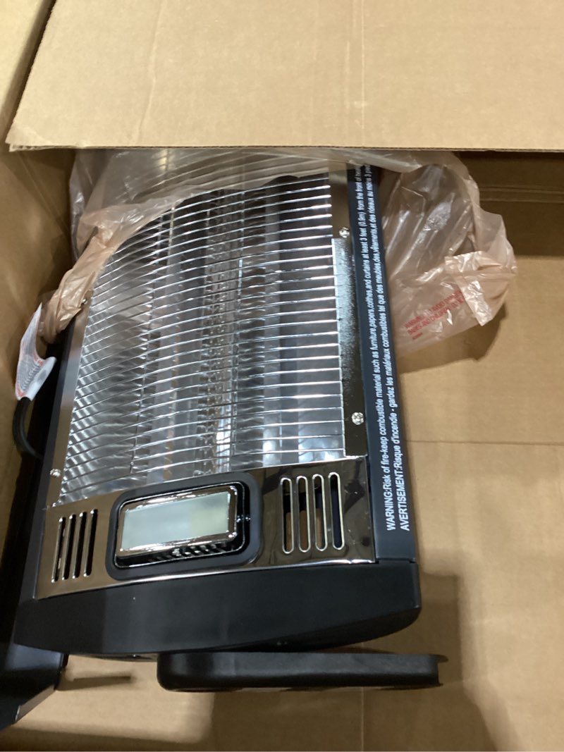 Condition photo showing As Is for Only 1 NOT TESTEDShinic Garage Heater, 1500W Ceiling Mounted Shop Heater with Remote Control, 5 Mode Settings, 90° Tilting, Overheat Protection & ETL Listed for Indoor Use,Black