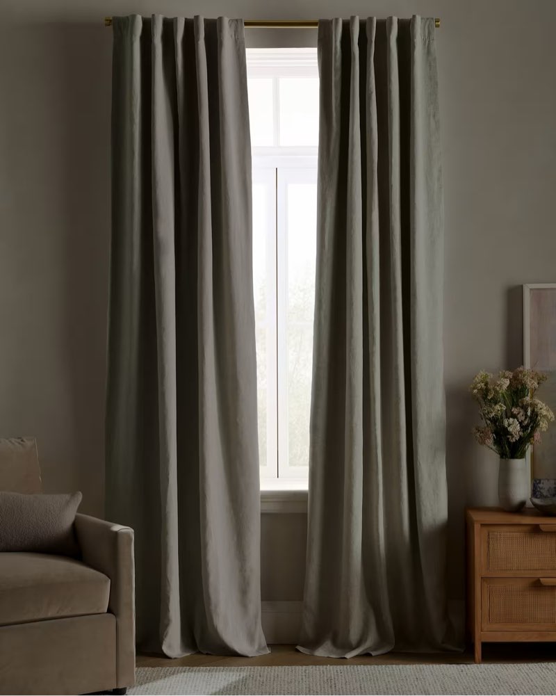 Condition photo showing Good Condition for european linen true blackout curtain