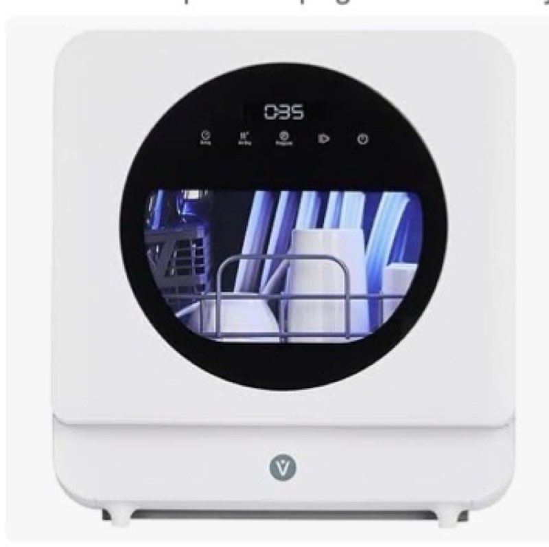 Dishwasher Countertop Compact Portable Dishwasher with Faucet & Self-Priming Water Modes Water Inlet