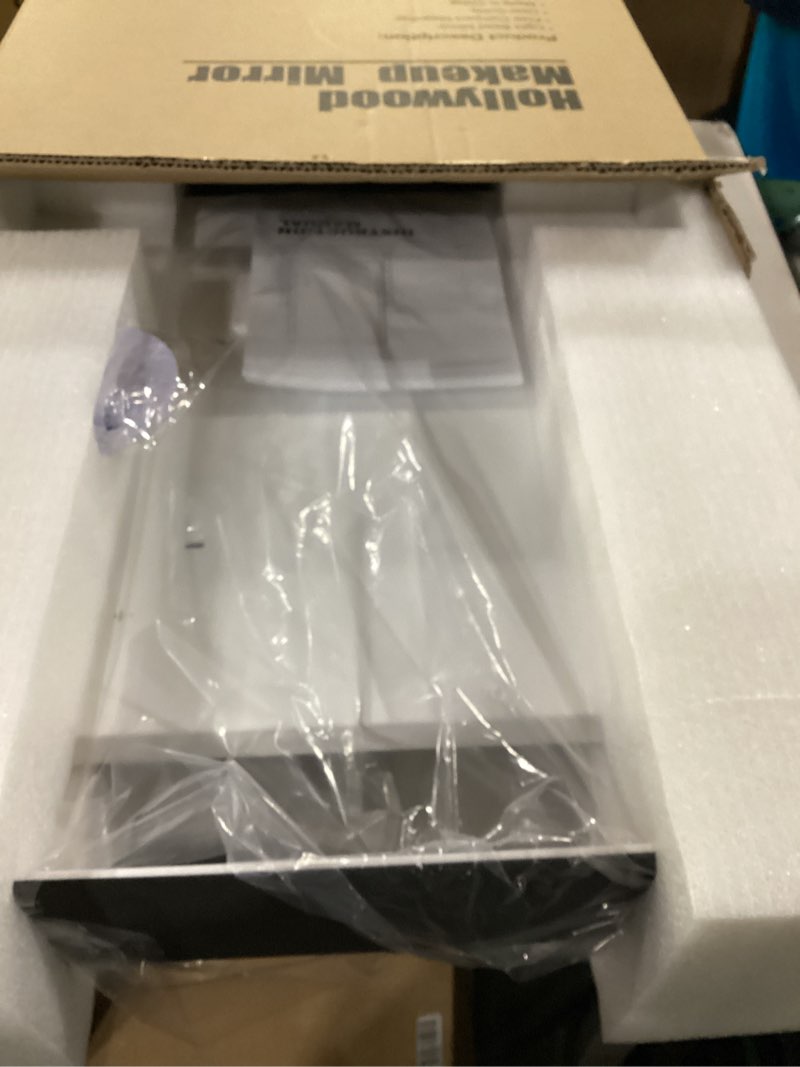 Condition photo showing New/Like New for VANITII Vanity Makeup Mirror 12”x16” Hollywood Mirror with Lights and Smart Speaker Desk Mirror 3 Lighting Modes Touch Control for Dormitory Bedroom