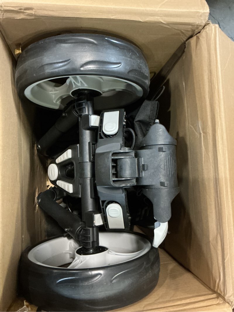 Condition photo showing As Is for caddytek golf explorer v8 superlite deluxe push cart dark grey