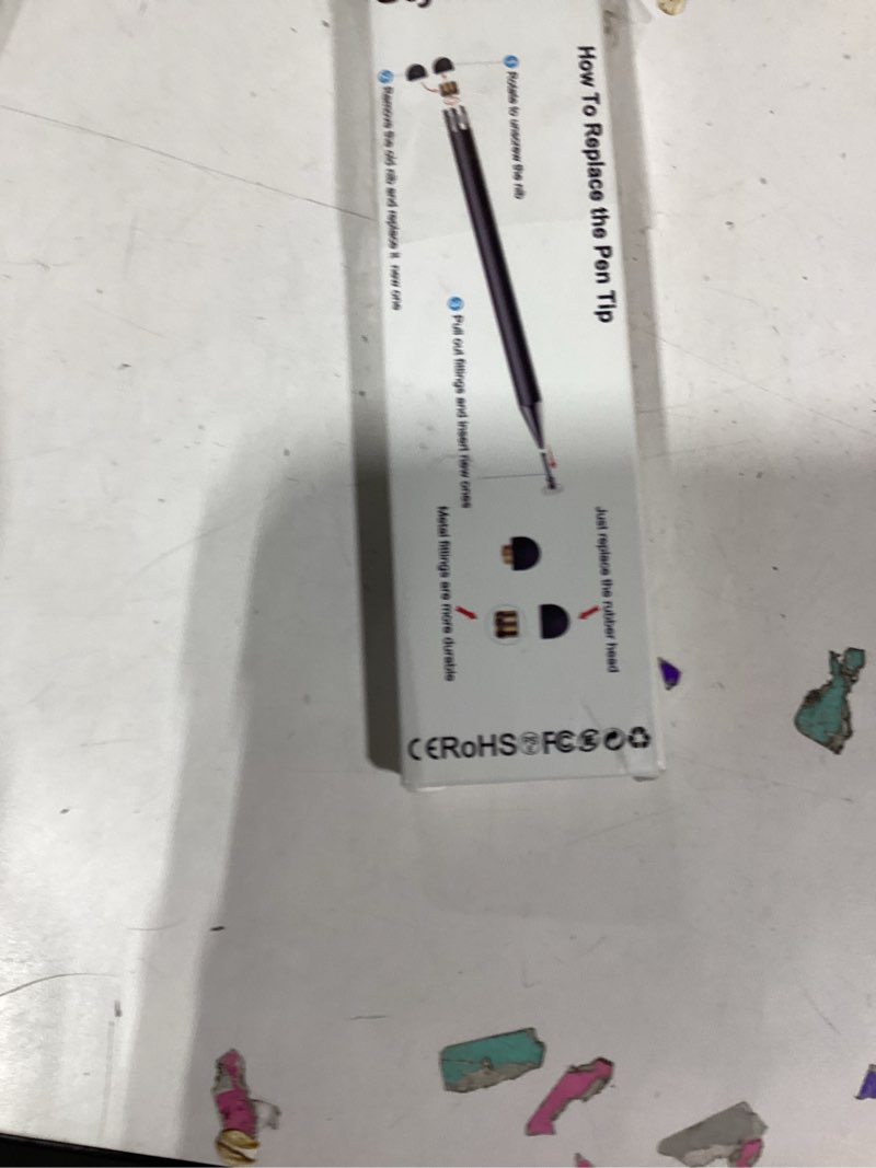 Condition photo showing Good Condition for Similar product not like stock photoStylus Pen for Touchscreen, 5 Pack Dual Fiber Stylus, High Sensitivity and Precision, Universal Stylus Pen for Ipad,iPhone,Android, Galaxy Microsoft Surface,Kindle All Capacitive Touch Screens Black/Silver/Blue/Purple/Rose Gold