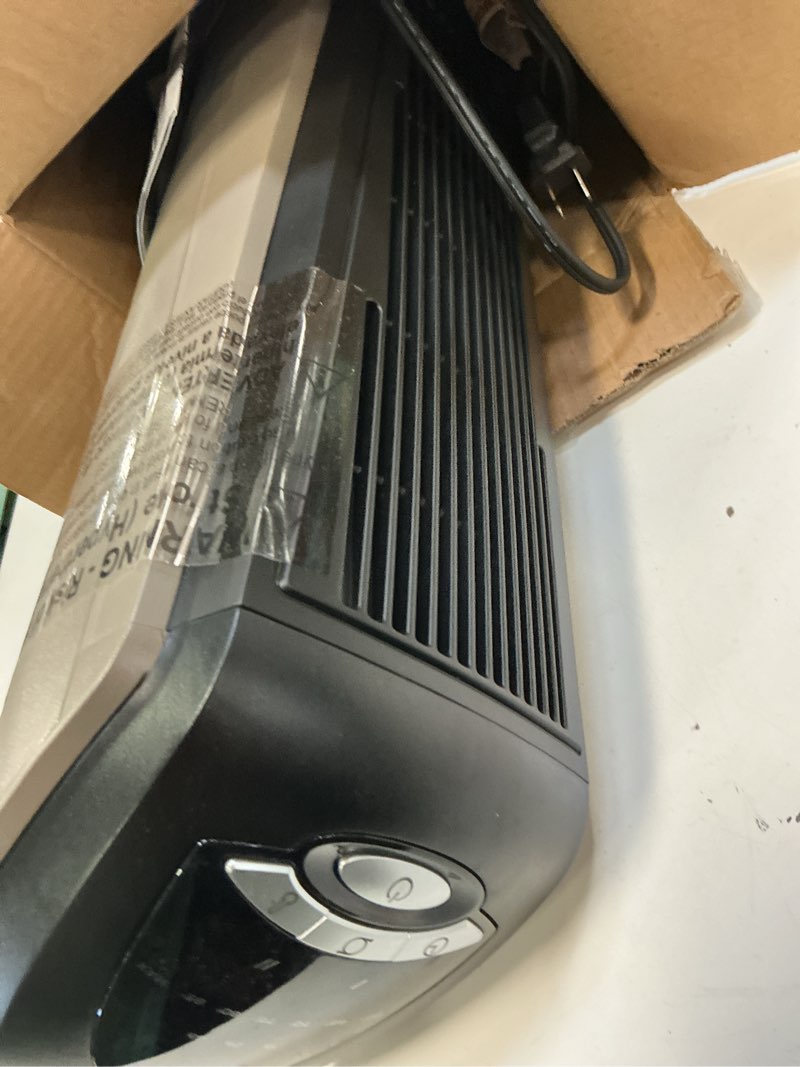 Condition photo showing Good Condition for Lasko 1500W Ceramic Tower Space Heater with Remote, Thermostat, Timer & Widespread Oscillation, Portable Electric Heater for Indoor Use, Bedroom & Living Room, 751320