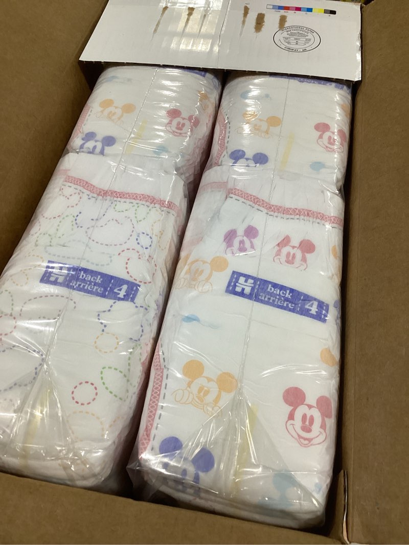 Condition photo showing Good Condition for Huggies Size 4 Diapers, Snug & Dry Baby Diapers, Size 4 (22-37 lbs), 92 Count, Packaging May Vary Size 4 92