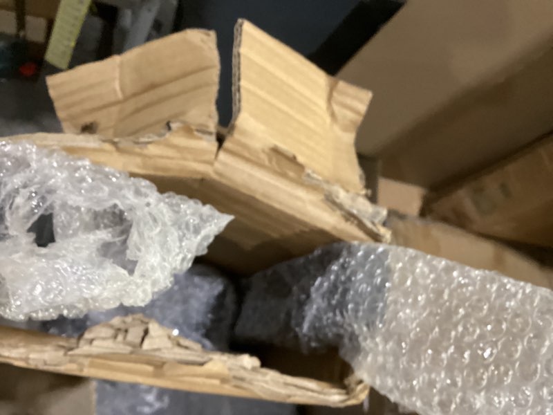 Condition photo showing New/Like New for 2-Pack Outdoor Handrails for 4 Steps – Black Stair Handrail & Indoor Stair Railing Kit, Exterior Stair Railing for Porch, Deck, and Garden, Complete Installation Kit 2 4 steps