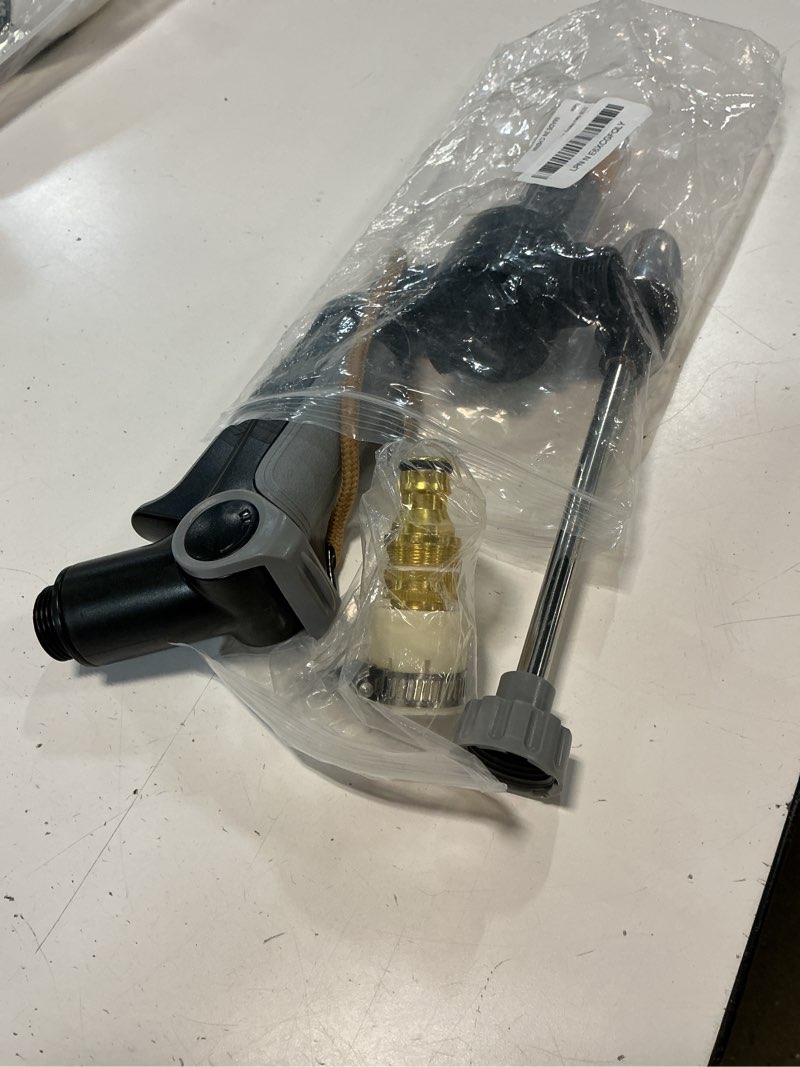 Condition photo showing As Is for pressure washer gun, high pressure jet hose nozzle, 3 spray modes handheld pressure washer nozzle fo