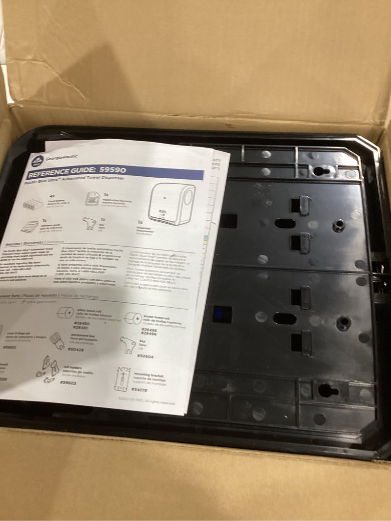 Condition photo showing New/Like New for Pacific Blue Ultra Touchless Paper Towel Dispenser, Black, 59590