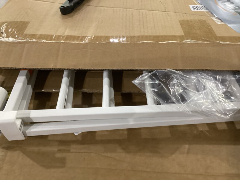 Condition photo showing Good Condition for babelio baby gate for stairs, kitchen & doorways, no bottom bar| easy installation| one-handed operation| auto-close| hardware mount (drill needed) safety dog gate