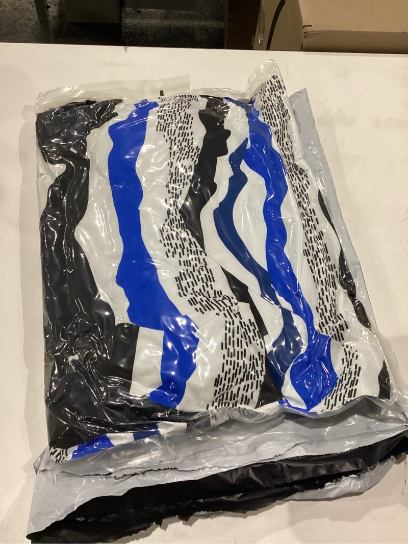 Condition photo showing New/Like New for happy nappers pillow & sleepy sack- comfy, cozy, compact, super soft, warm, all season, sleeping bag with pillow- medium 54” x 20”, shark