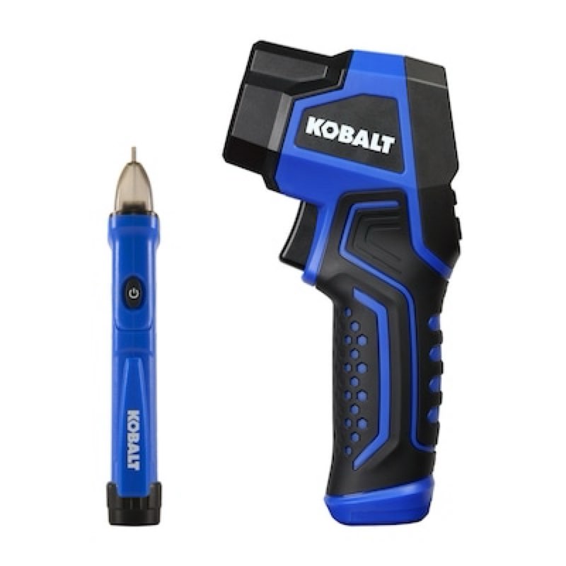 kobalt lcd display digital thermometer infrared thermometer 50-1000 -volt