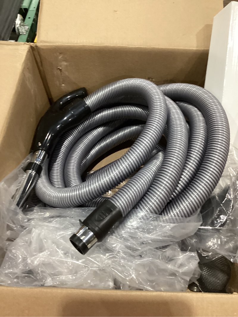 Condition photo showing New/Like New for cen-tec systems 99506 35 ft. low voltage central vacuum hose dark gray 35 ft. hose