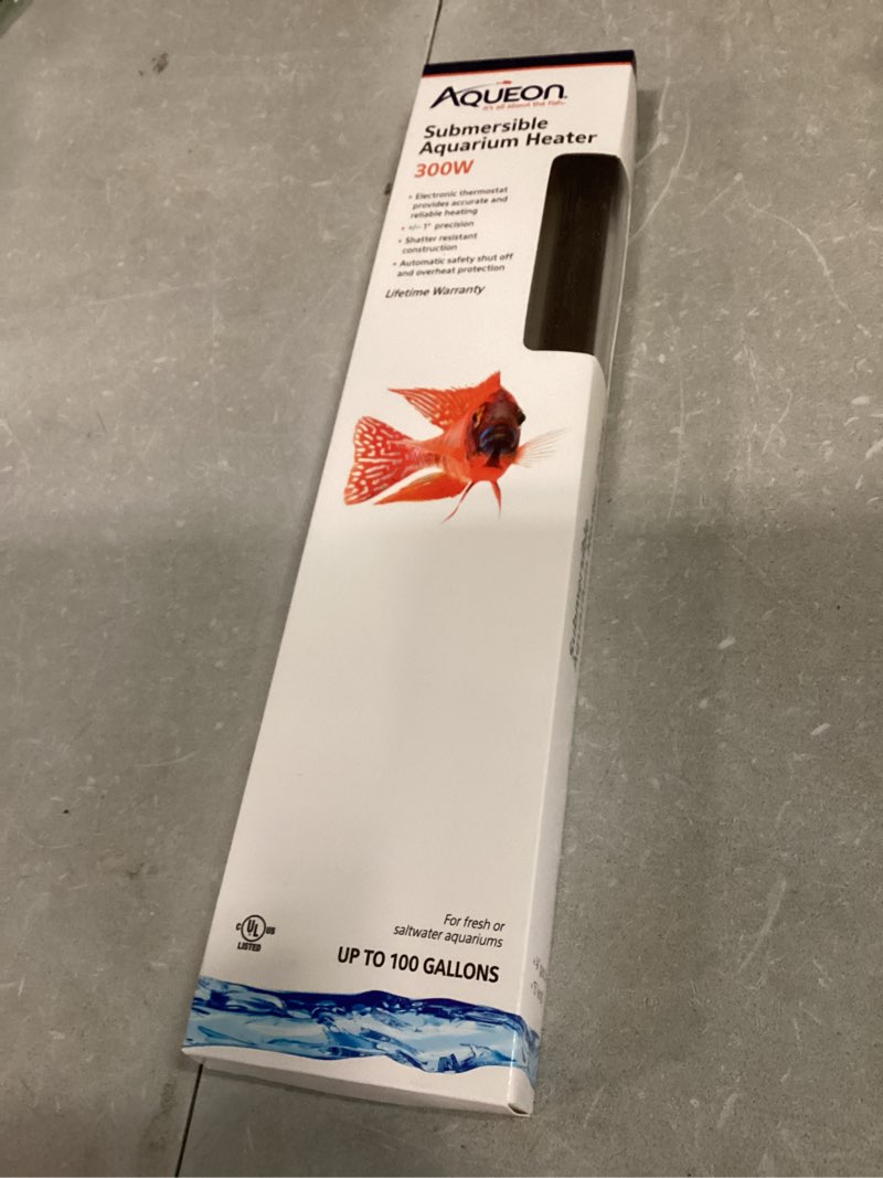 Condition photo showing New/Like New for Aqueon Submersible Aquarium Heater  300 Watts  Up to 100 Gallons