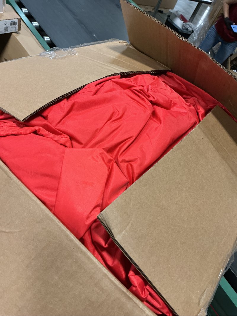 Condition photo showing As Is for inflatable bounce house slide, kids jumping castle with blower, 100x77x63 inch bouncy castle