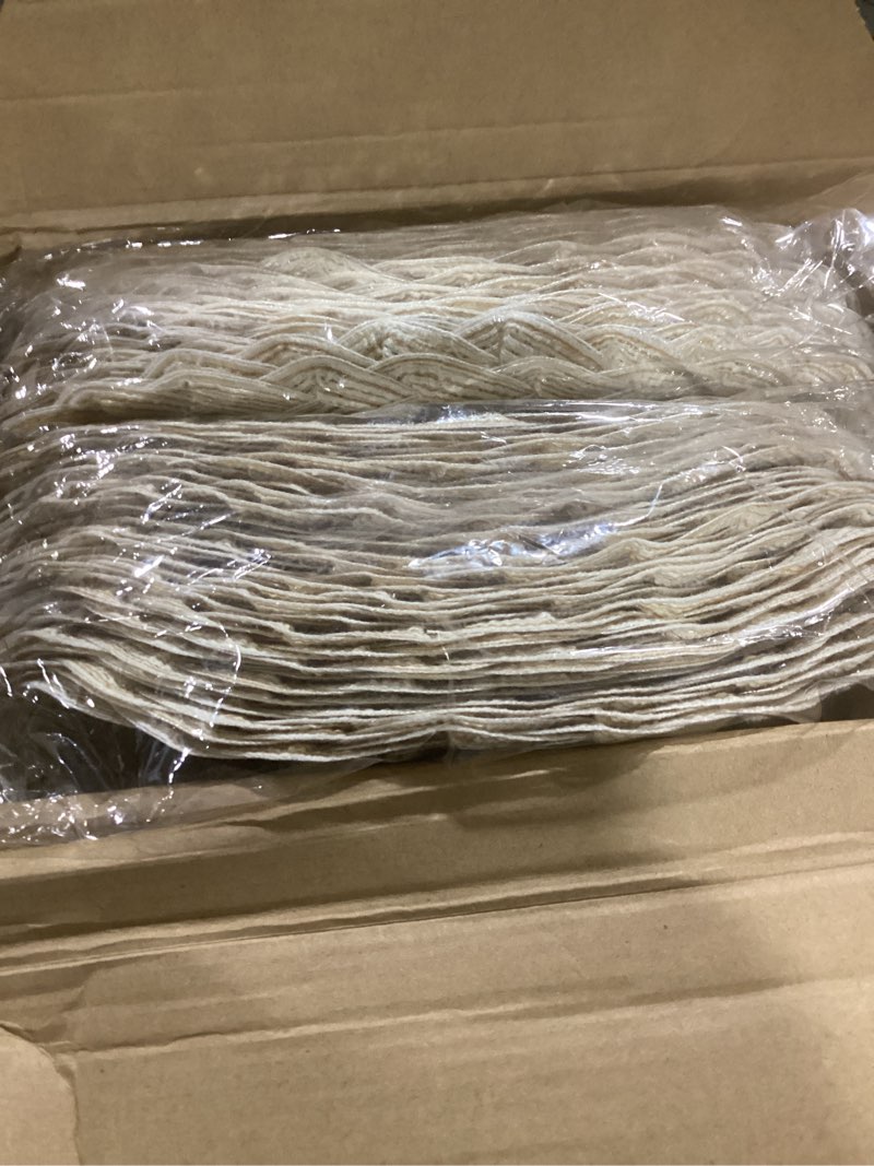 Condition photo showing Good Condition for tioncy set of 60 large 15 inch round braided placemats boho placemats bulk washable fabric cotton heat resistant round kitchen table mats circle nonslip table mats (beige) beige 60