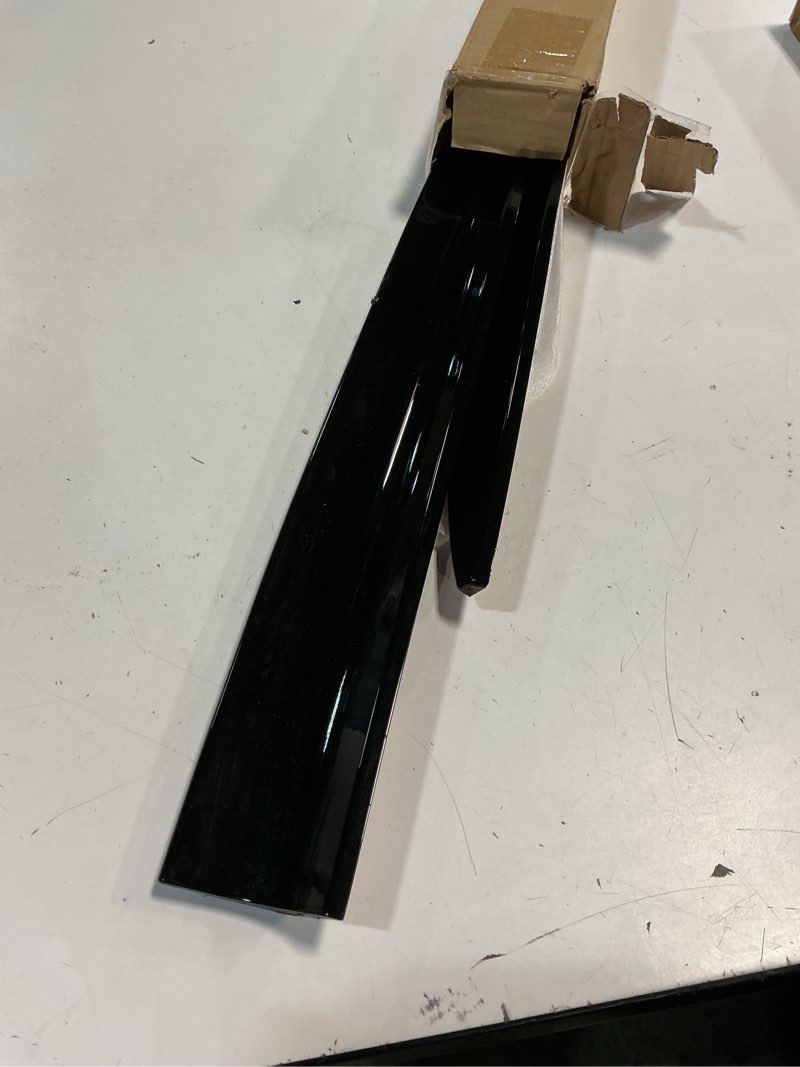 Condition photo showing New/Like New for for Car Rear Trunk Spoiler Tail Universal,Modification Tail Wing Universal,3-Section Adjustable and Cuttable Rear Window Top Roof Spoiler Wing,40-55 inches (Black)